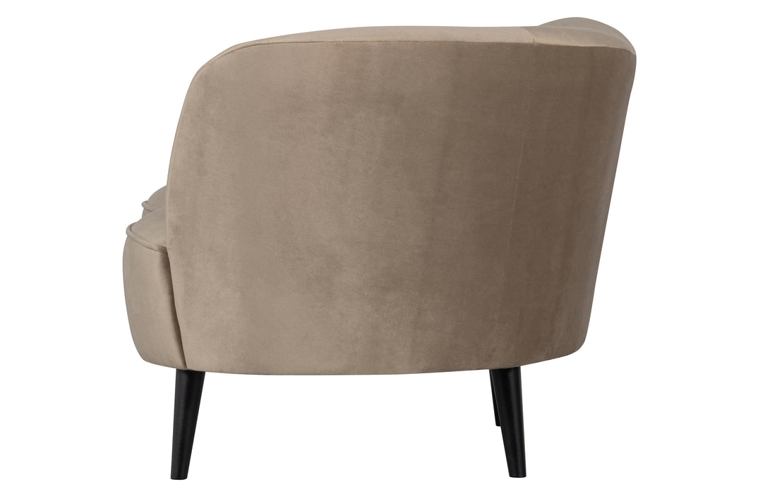 Fauteuil Sara Lounge Khaki Velvet Rechts