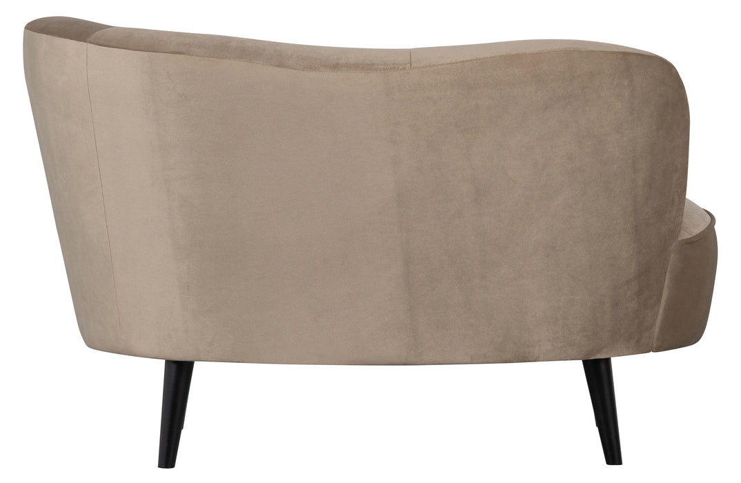 Fauteuil Sara Lounge Khaki Velvet Rechts