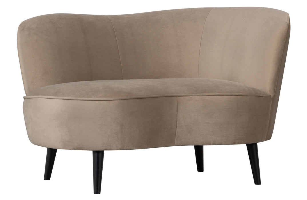 Fauteuil Sara Lounge Khaki Velvet Rechts