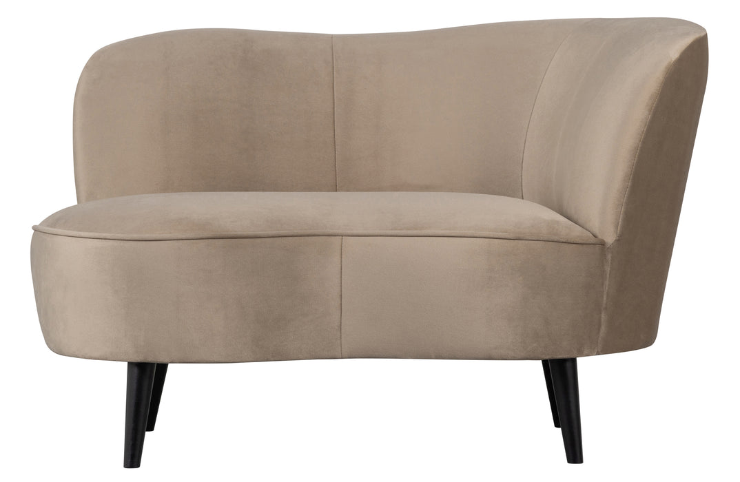 Fauteuil Sara Lounge Khaki Velvet Rechts