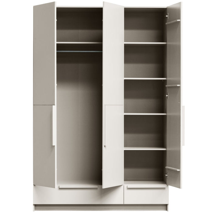 Kledingkast Pure 3-deurs Grenen Dust 215x142cm