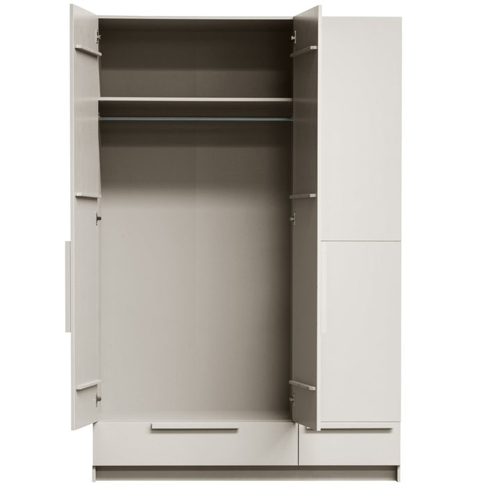 Kledingkast Pure 3-deurs Grenen Dust 215x142cm