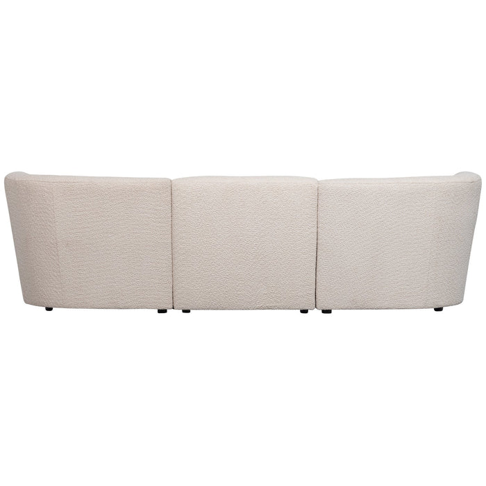 3 zits Bank Coco Bouclé Naturel 227cm breed
