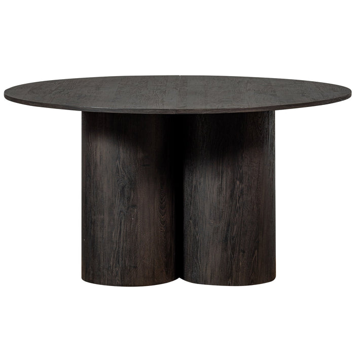 Eettafel Oona Rond 3 poot Donker Bruin MDF 140cm