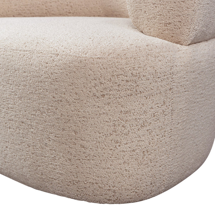 Fauteuil Boris Bouclé Naturel