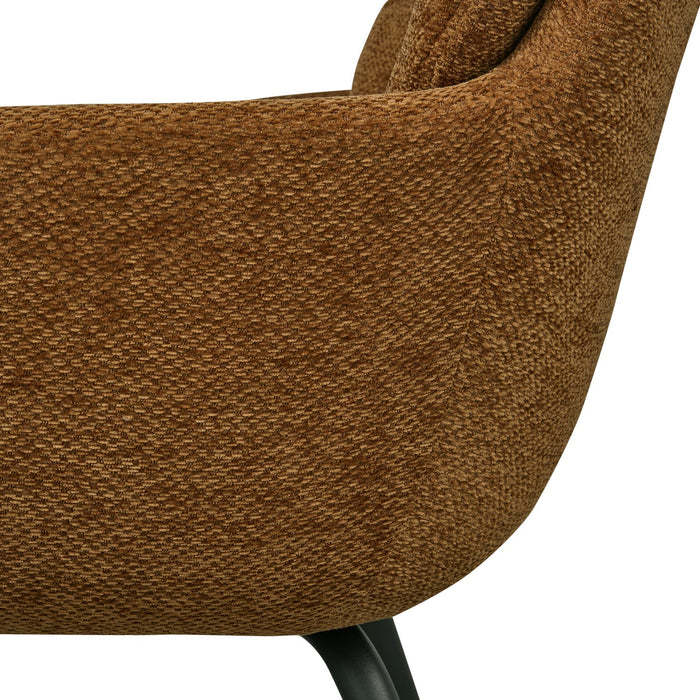 Stoel Rune Chinelle Karamel Bruin/Geel