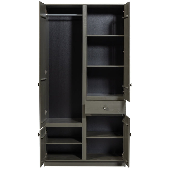 Kledingkast Alfie Grenen Forest 210x107cm