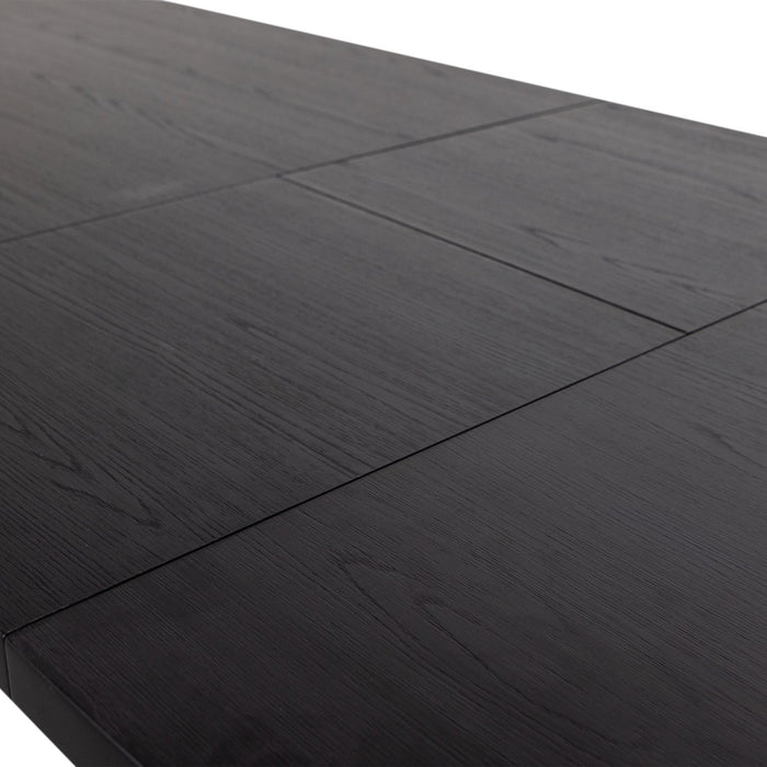 Eettafel Arros Uitschuifbaar MDF Zwart