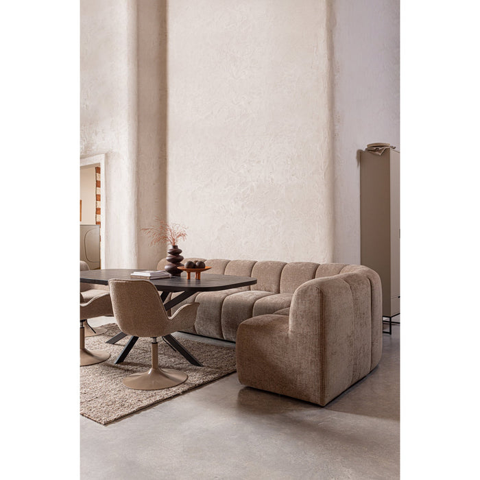Eettafel Arros Uitschuifbaar MDF Zwart