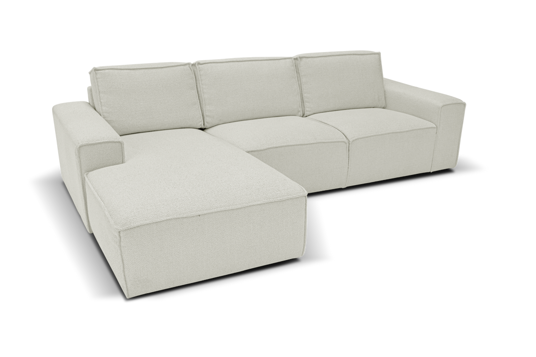 Hoekbank Ray Boucle Naturel Links