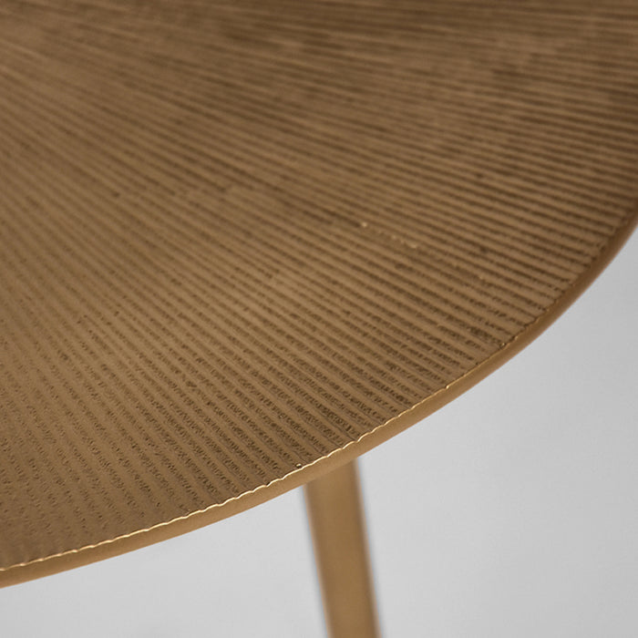 Bijzettafel Nobby Antiek Goud Metaal 40 cm