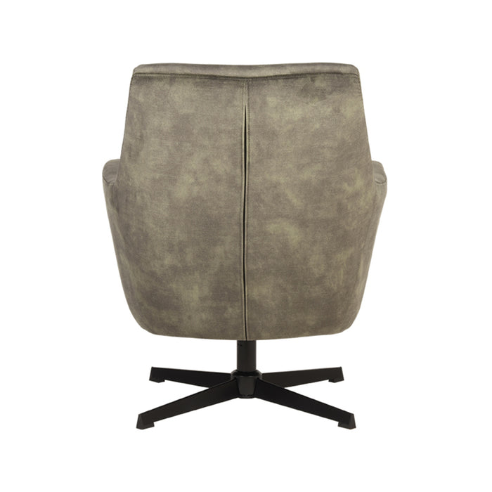 Fauteuil Toby Warm Groen Fluweel