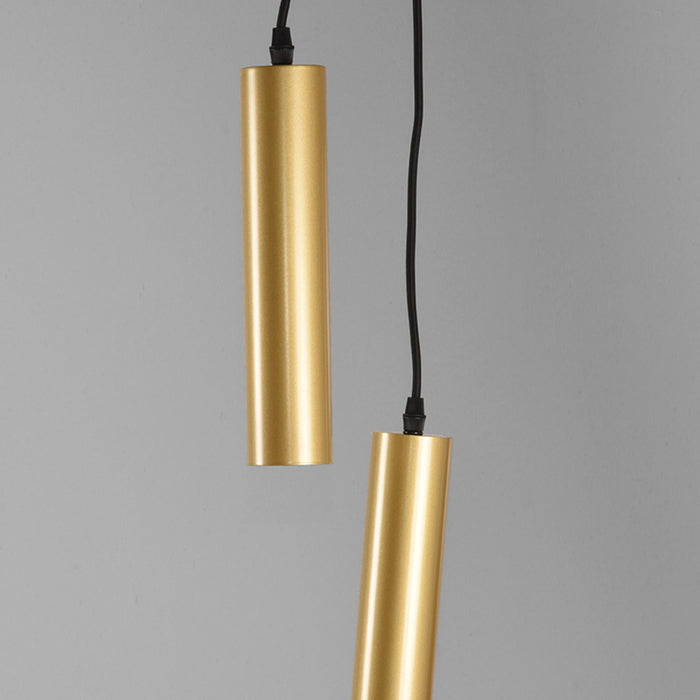 Hanglamp Ferroli Antiek Goud Metaal 3 lichts