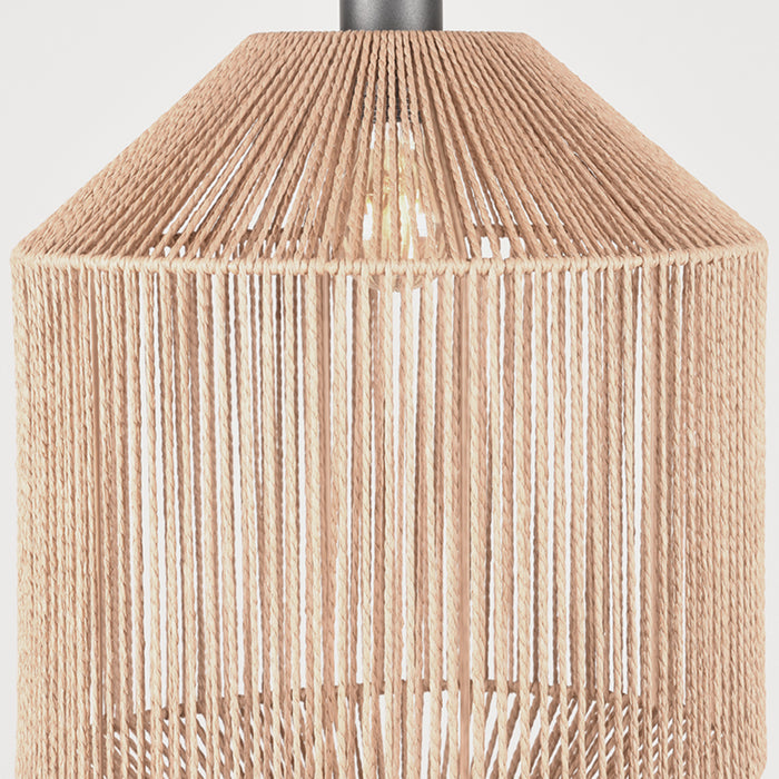 Hanglamp Ibiza Naturel Jute 1 Lichts Cilinder