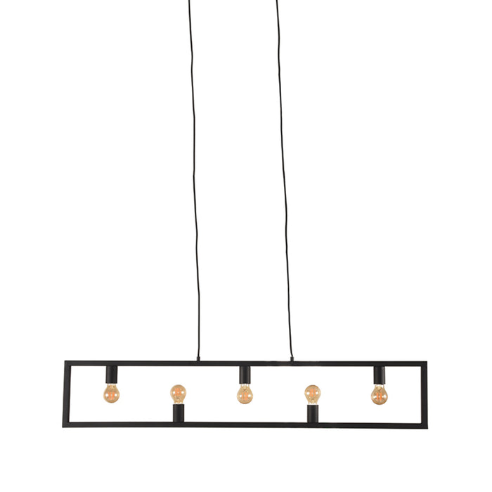 Hanglamp Quadrato Zwart Metaal