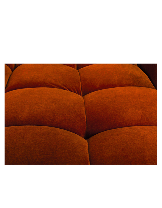 Hoekbank Ancan Rechts Fluweel Oranje