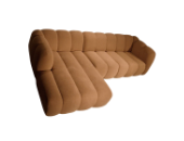 Hoekbank Louie Louie Bouclé Bruin Links