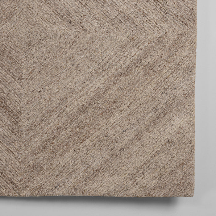 Vloerkleed Blendy Taupe Wol 160x230cm