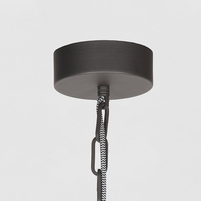 Hanglamp Heavy Duty Burned Steel Metaal