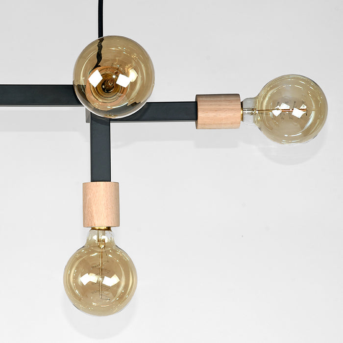 Hanglamp Loco Zwart Metaal