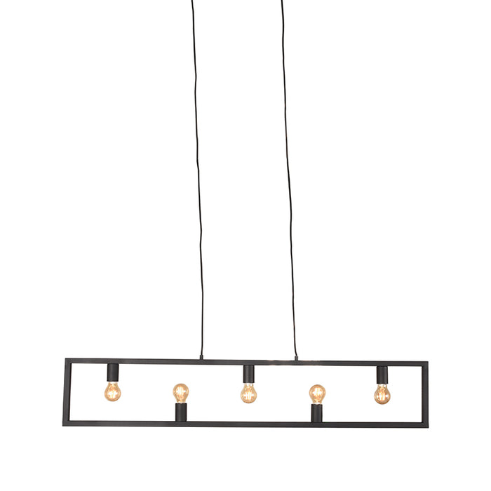 Hanglamp Quadrato Zwart Metaal