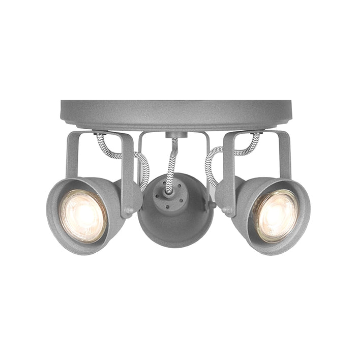 Spot Aken Led Concrete Metaal 3 Lichts