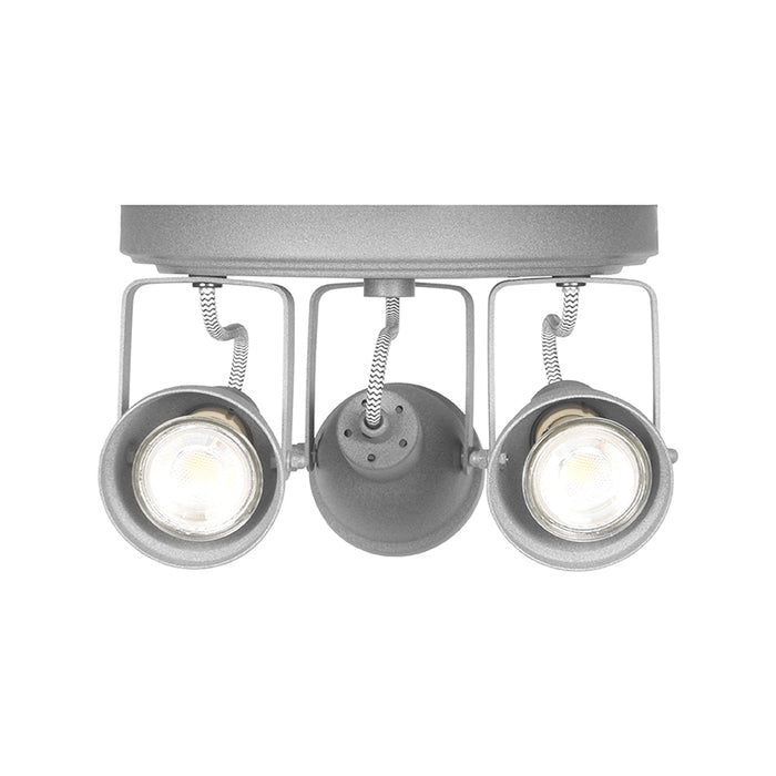 Spot Aken Led Concrete Metaal 3 Lichts