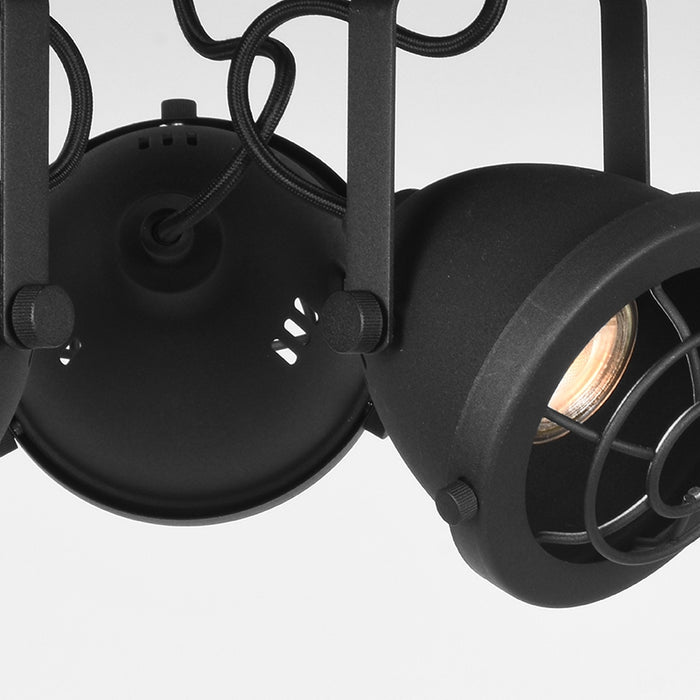 Spot Altena Led Zwart Metaal 3 Lichts