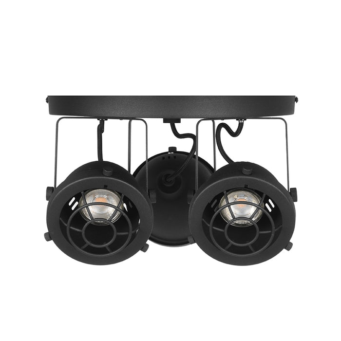 Spot Altena Led Zwart Metaal 3 Lichts
