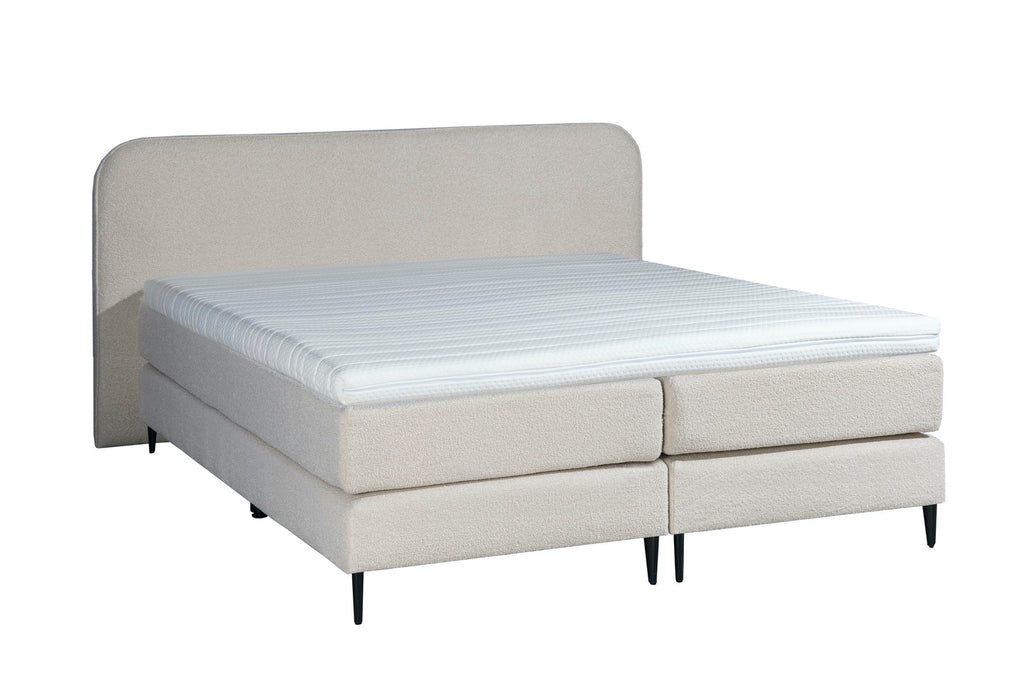 Boxspring Boucle / Teddy Stof Beige 140x200cm