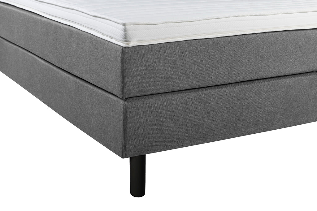 Boxspring Milos Complete luxe set 180x200cm Grijs