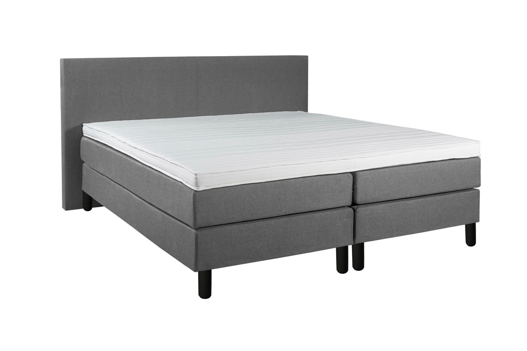 Boxspring Milos Complete luxe set 180x200cm Grijs