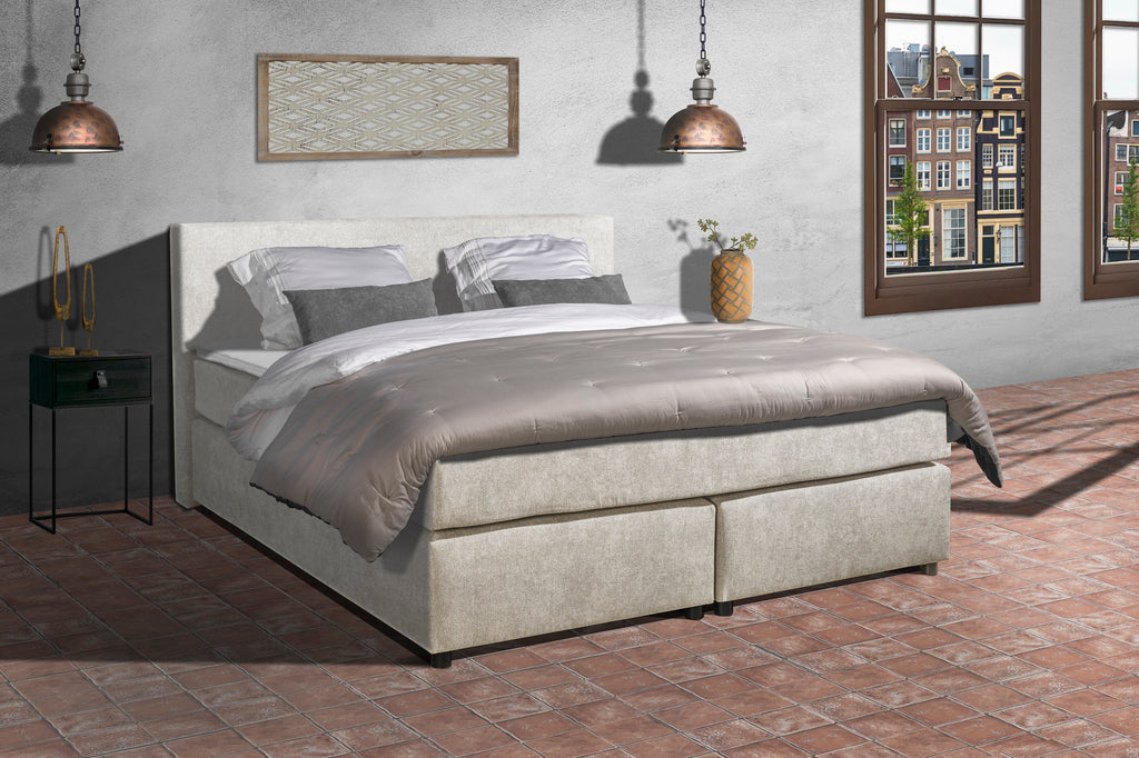 Boxspring Parga Pocketvering Complete set 160x200cm Beige