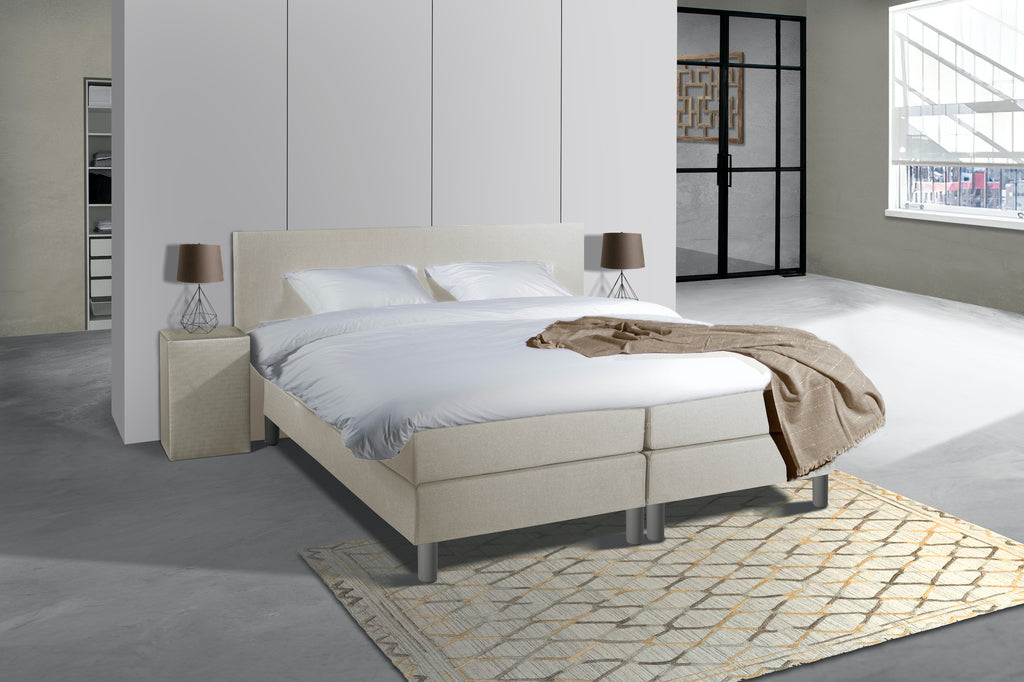 Complete Boxspring Athene 140x200cm Beige