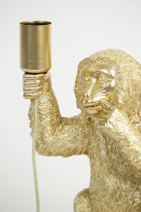 Tafellamp Monkey 20x19,5x34 cm Goud