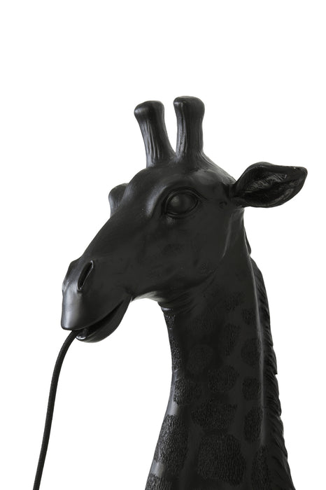 Wandlamp Giraffe 20,5x19x61 cm Mat Zwart