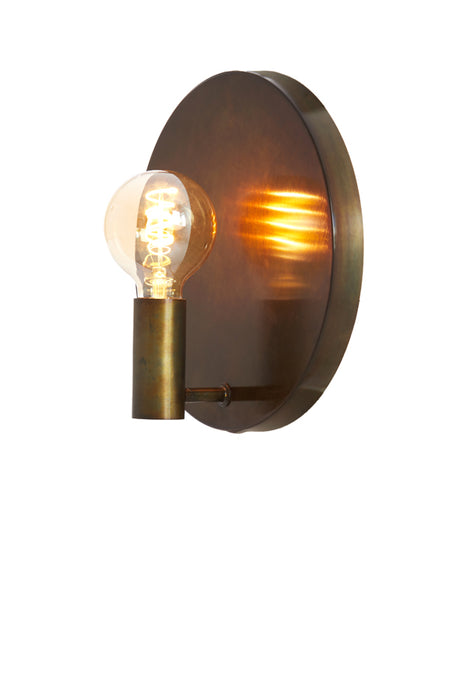 Wandlamp Disc Ø30 cm Goud Grijs