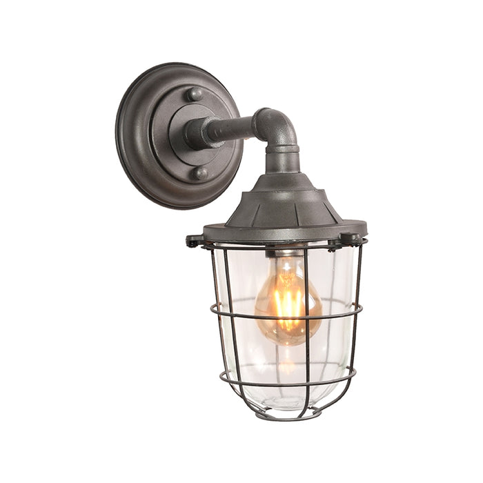 Wandlamp Seal Burned Steel Metaal